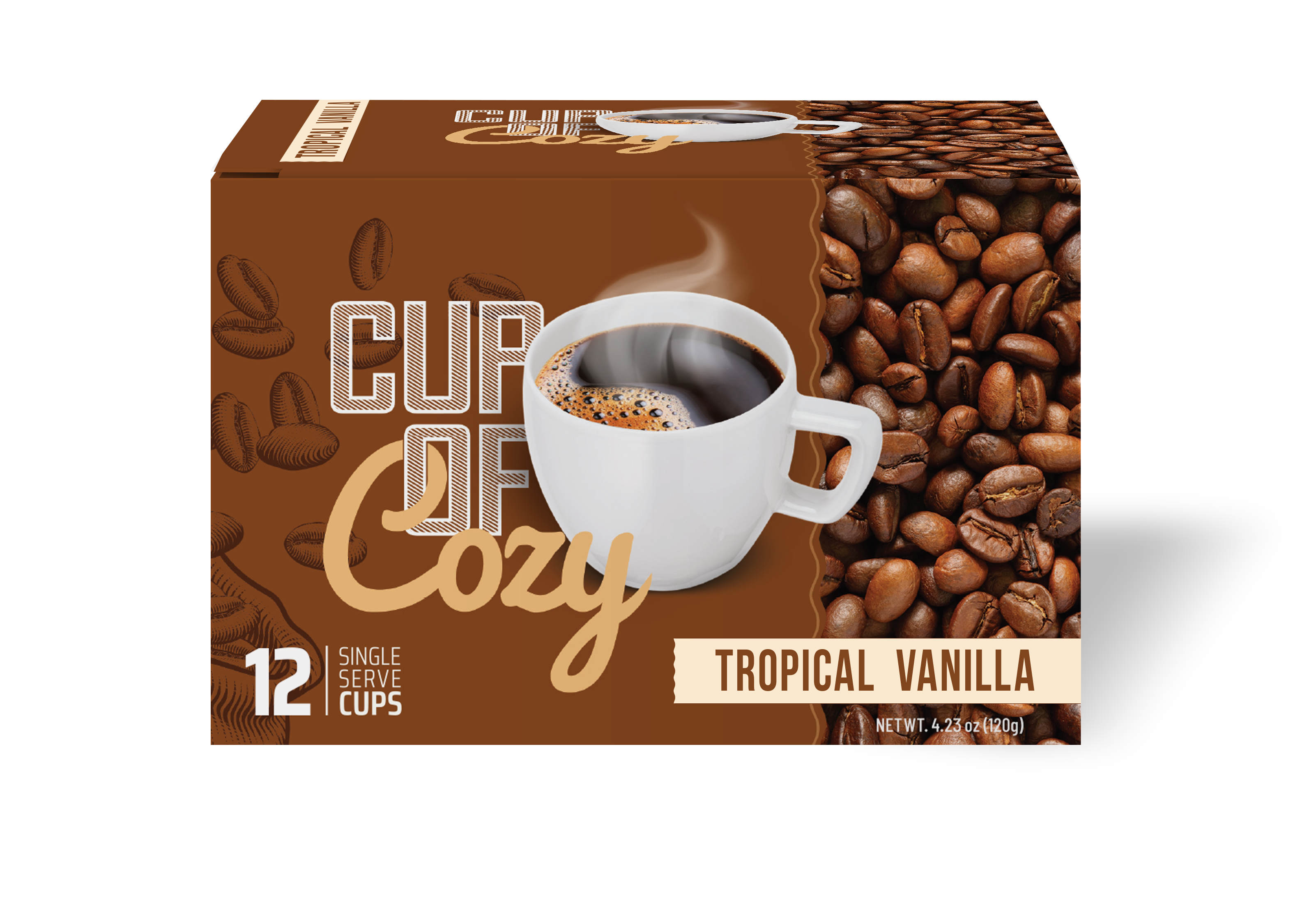NaTivo Cup of Cozy Tropical Vanilla K-Cups 6 units per case 4.3 oz