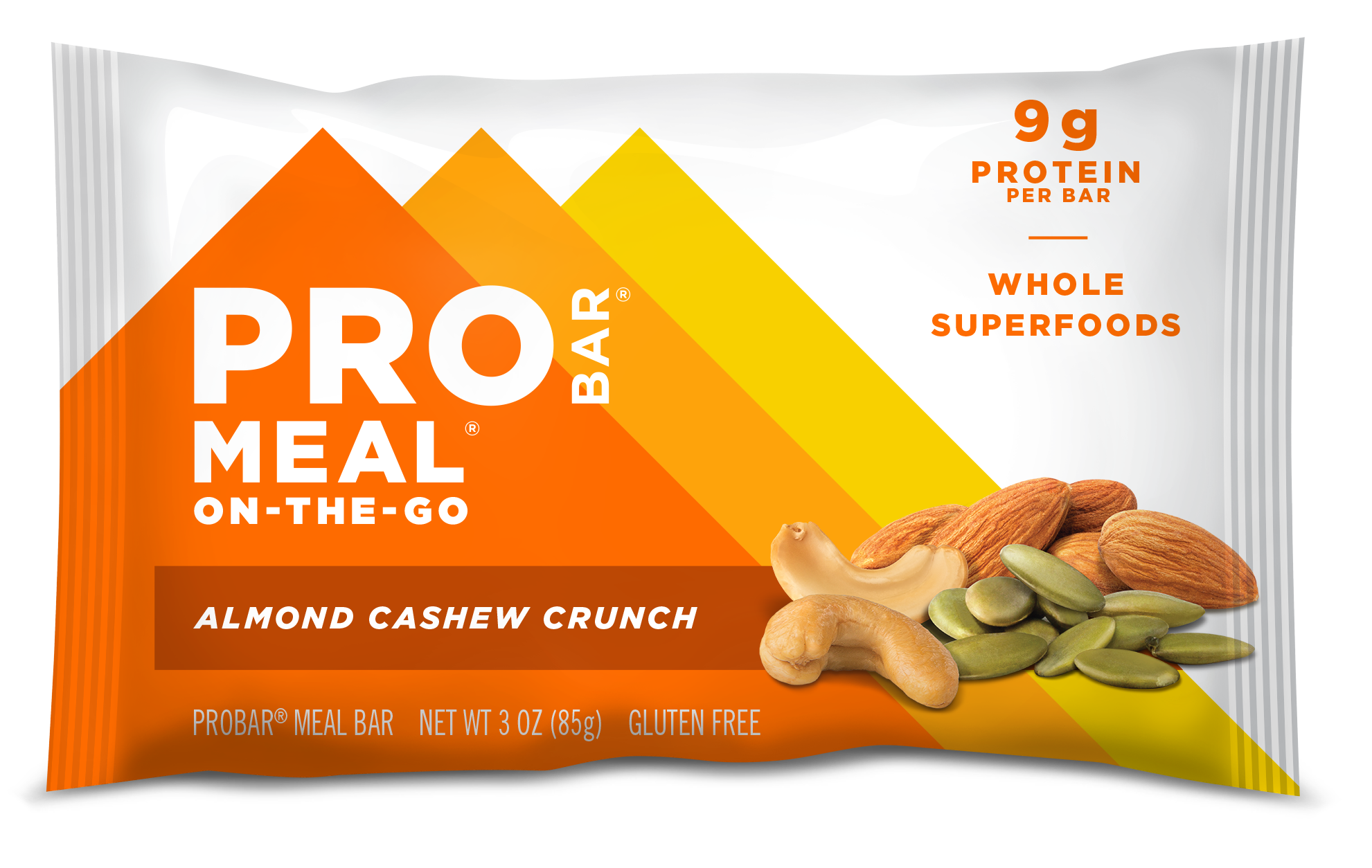 ProBar Almond Cashew Crunch Meal Bar 12 innerpacks per case 3.0 oz