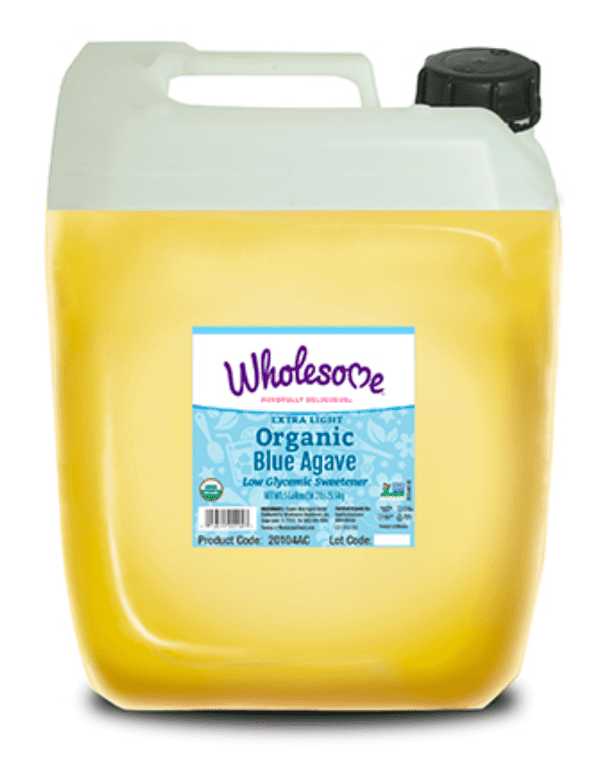 Wholesome Sweeteners Bulk Organic Extra Light Blue Agave 1 units per case 5.0 gal