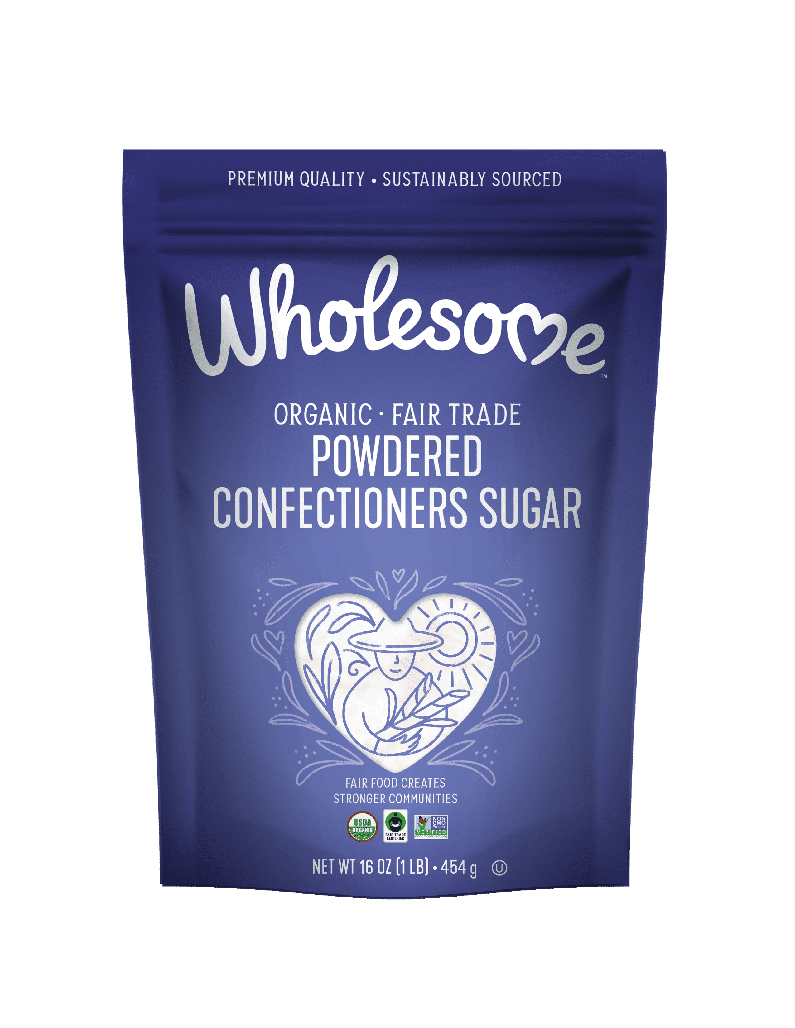 Wholesome Sweeteners Organic Powdered Confectioners Sugar 6 units per case 16.0 oz