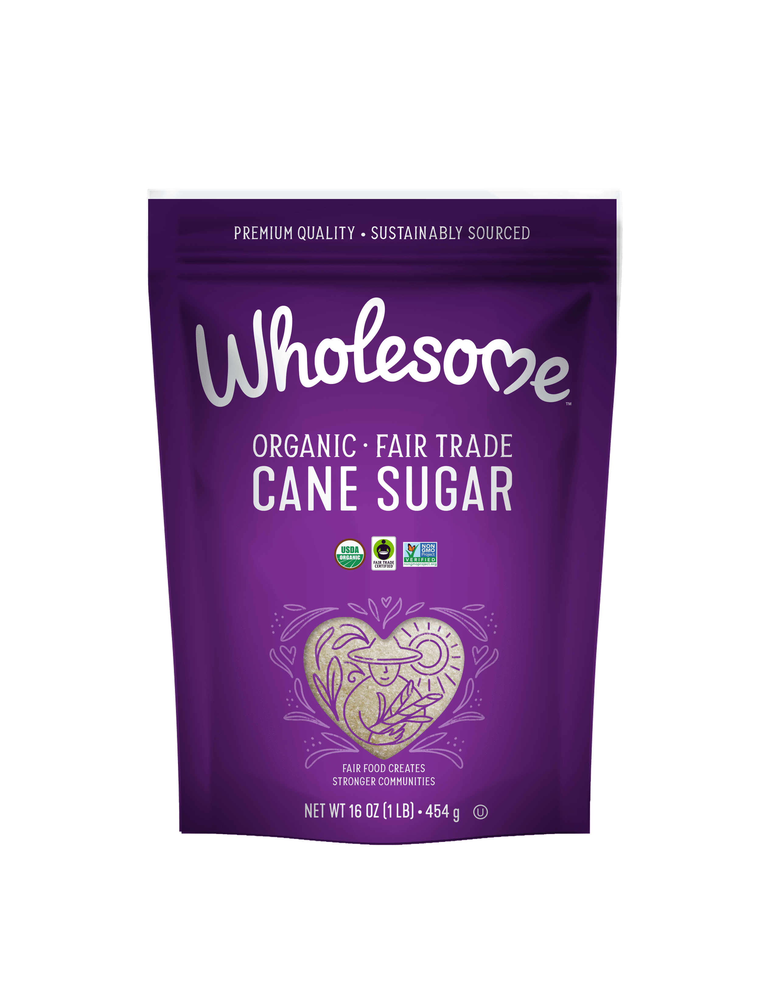 Wholesome Sweeteners Organic Cane Sugar 12 units per case 16.0 oz