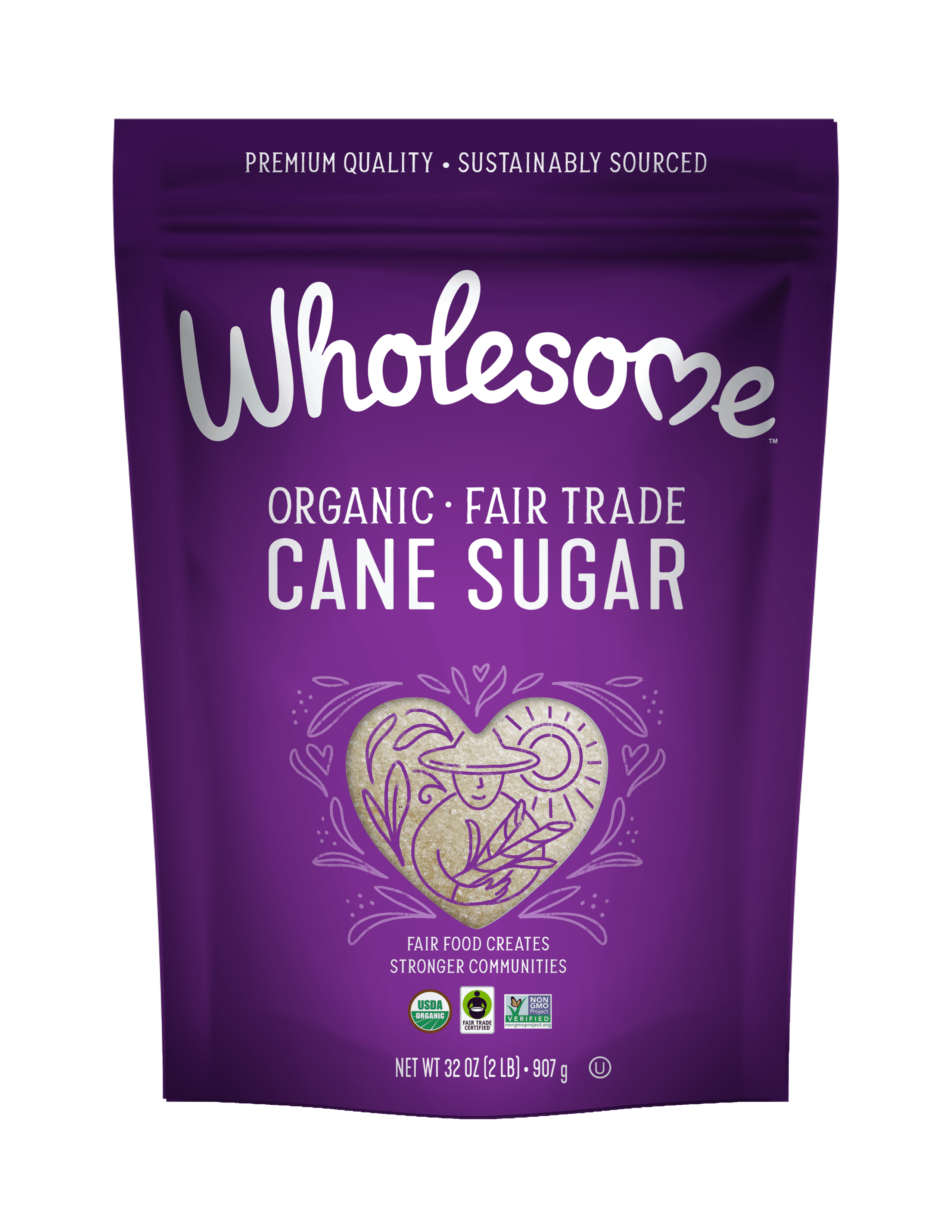 Wholesome Sweeteners Organic Cane Sugar 12 units per case 32.0 oz