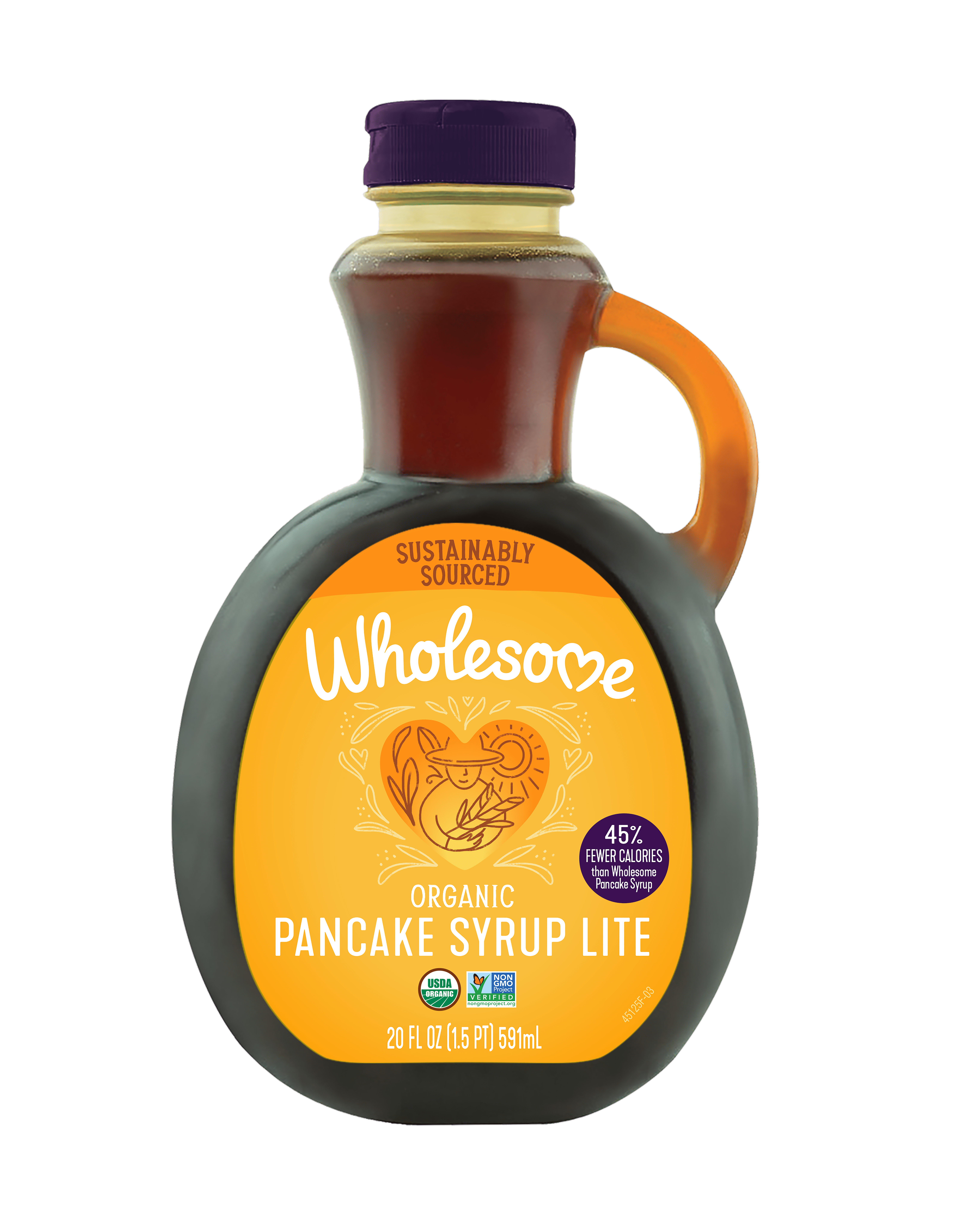 Wholesome Sweeteners Organic Pancake Syrup Lite 6 units per case 20.0 fl
