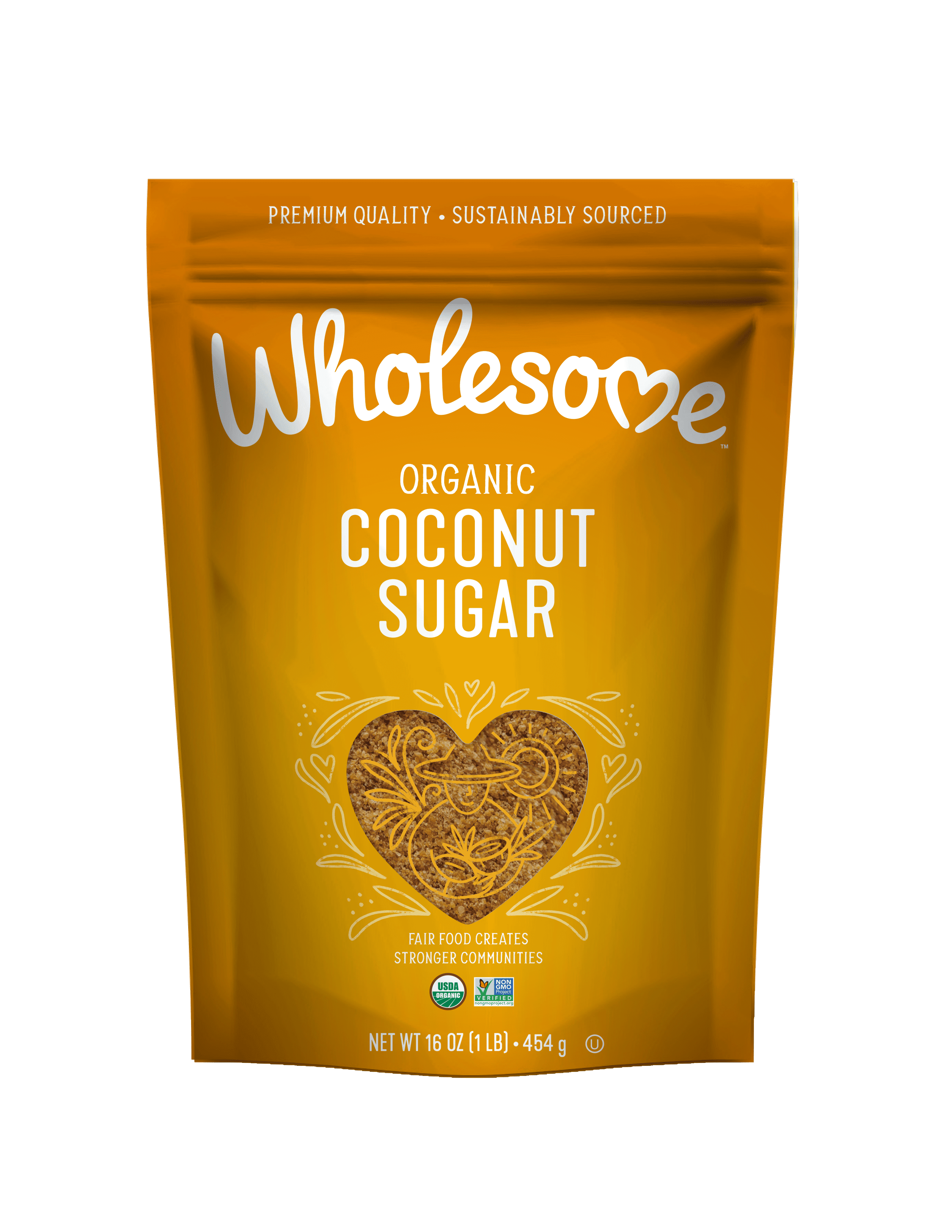 Wholesome Sweeteners Organic Coconut Palm Sugar 6 units per case 16.0 oz