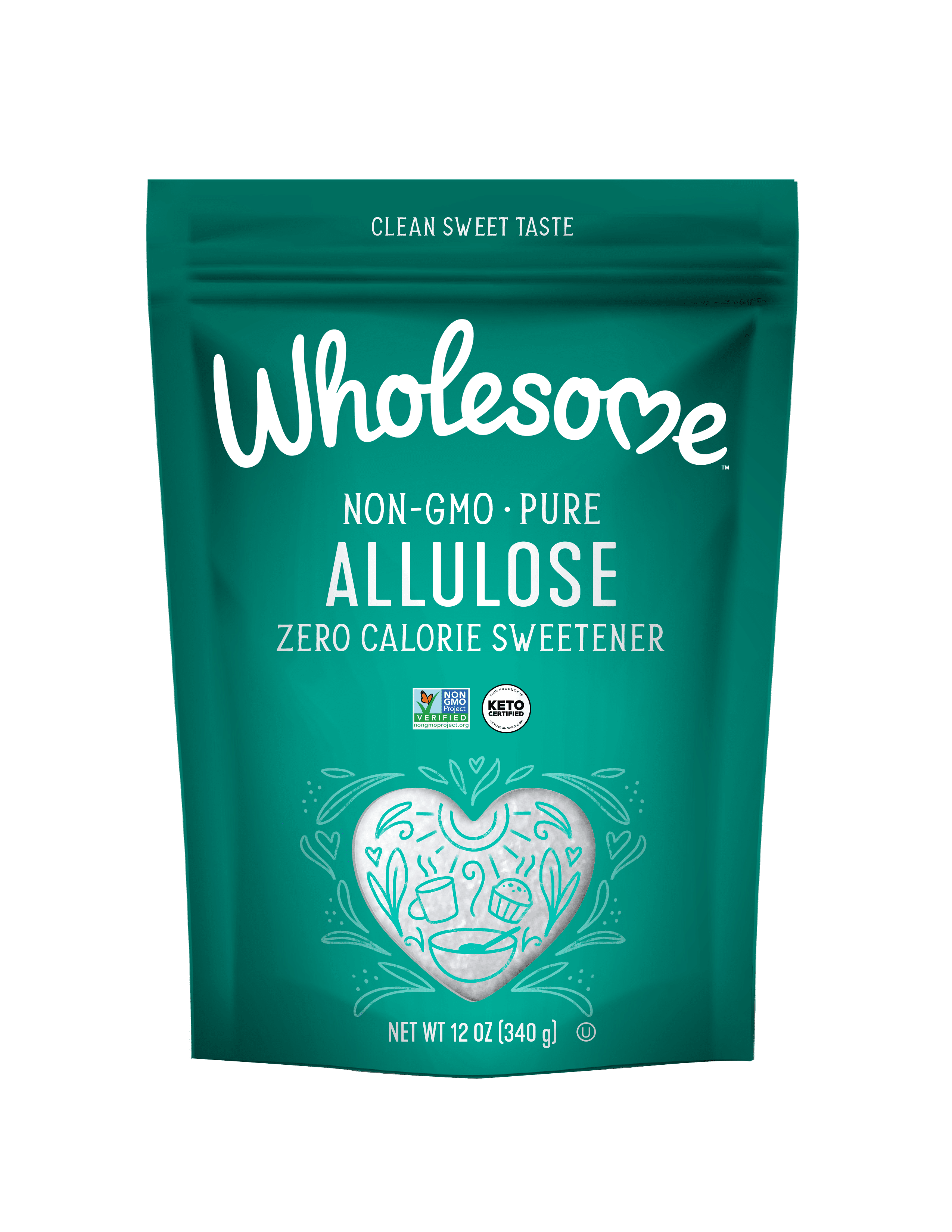 Wholesome Sweeteners Allulose Zero Calorie Granulated Sweetener 8 units per case 12.0 oz
