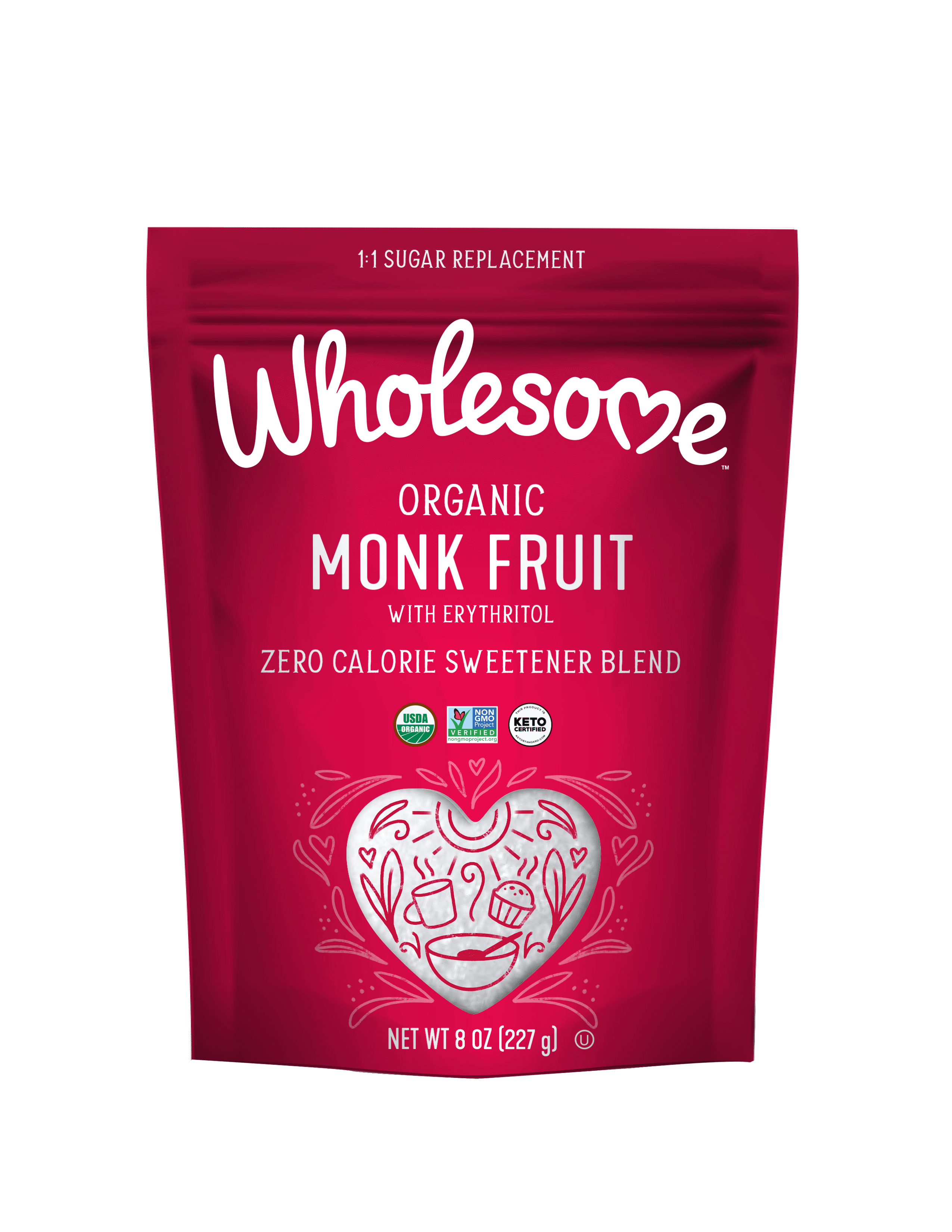Wholesome Sweeteners Organic Monk Fruit 8 units per case 8.0 oz