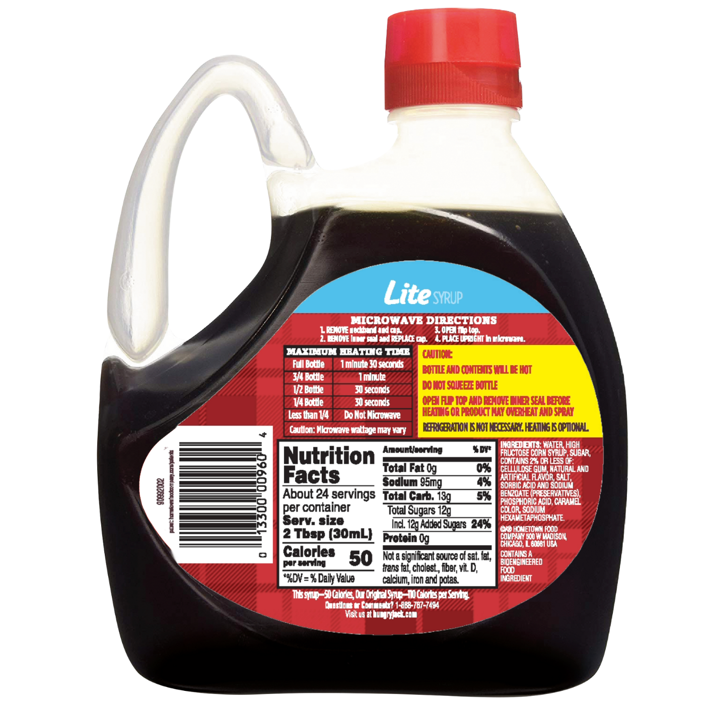 Hungry Jack Syrup Lite 6 units per case 24.0 oz