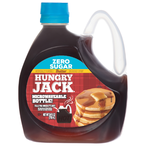 Hungry Jack Sugar Free Syrup Butter 6 units per case 24.0 oz