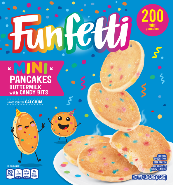 Hungry Jack Funfettti Mini Pancake 1 units per case 4.5 lbs