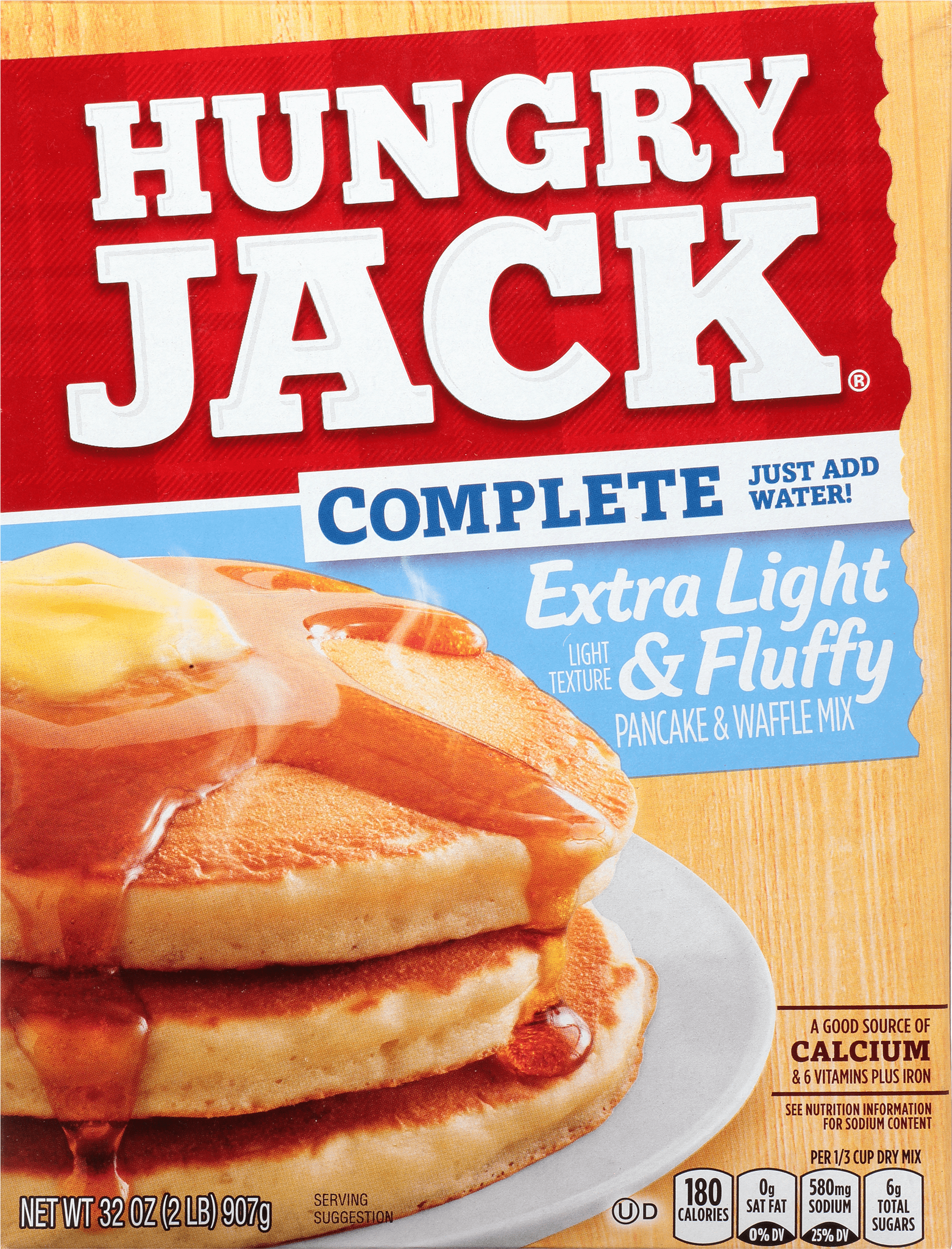 Hungry Jack Complete Pancake Mix Extra Light & Fluffy 6 units per case 32.0 oz