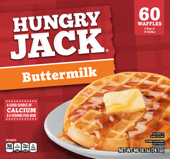 Hungry Jack Buttermilk Waffle 1 units per case 4.7 lbs