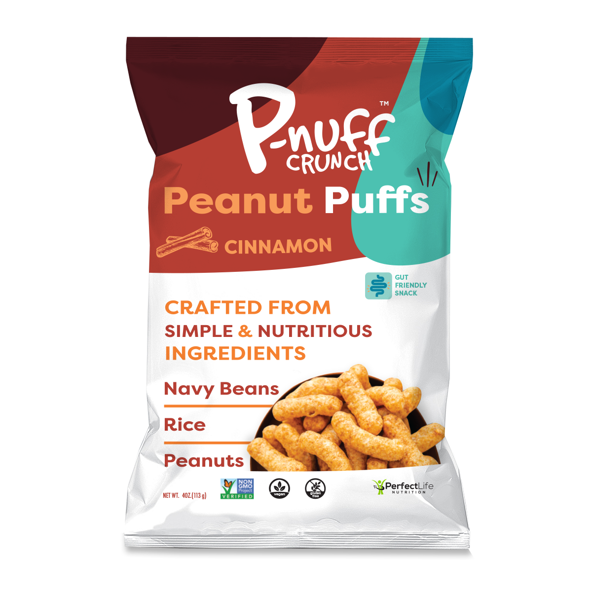 Pnuff Crunch Cinnamon 6 units per case 4.0 oz