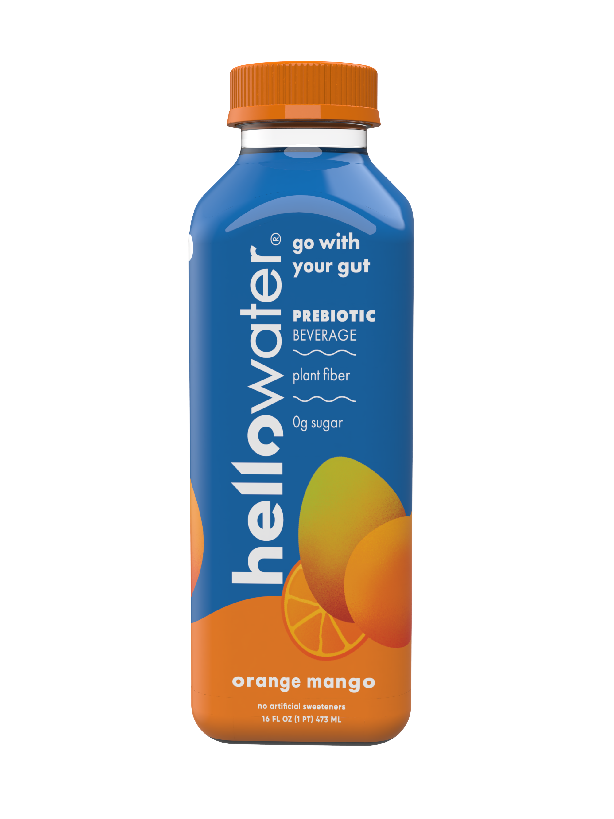 hellowater Prebiotic - Orange Mango - DANCE 12 units per case 16.0 oz