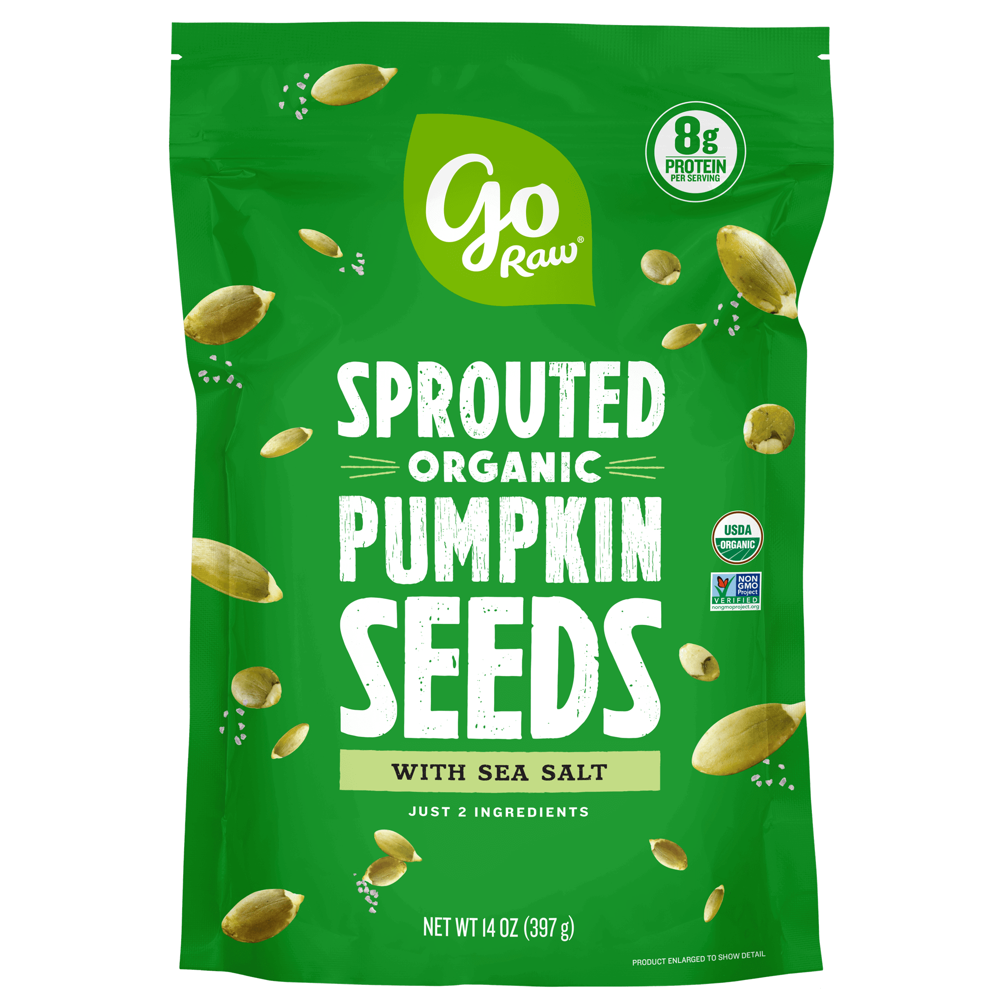 Go Raw Sprouted Organic Seeds- Pumpkin 6 units per case