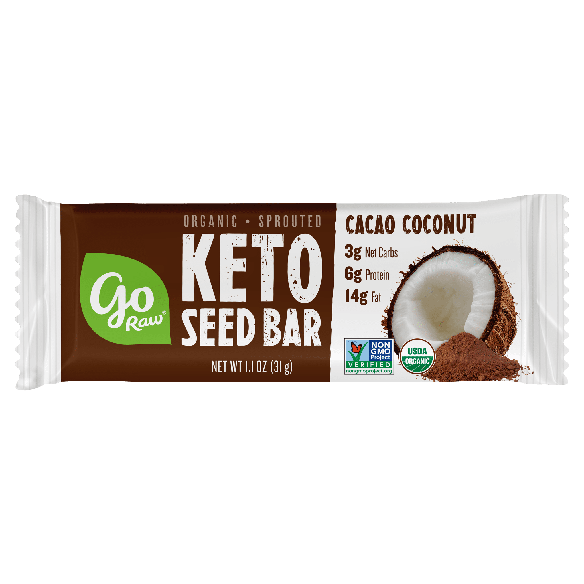 Go Raw Keto Seed Bar 12 innerpacks per case 1.1 oz