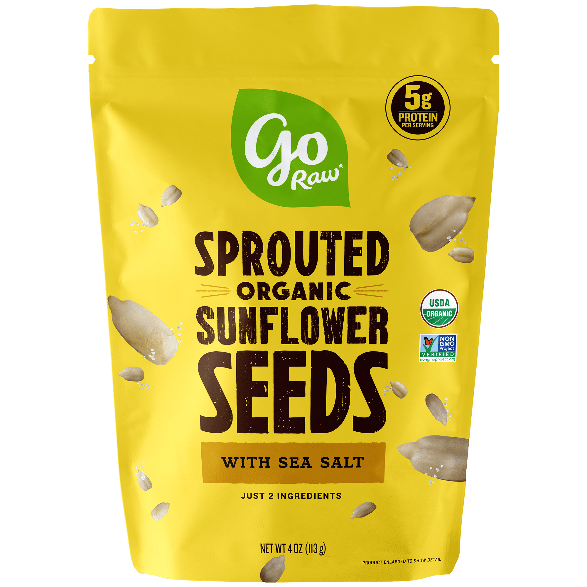 Go Raw Sprouted Organic Snacking Seeds- Sunflower 10 units per case 4.0 oz