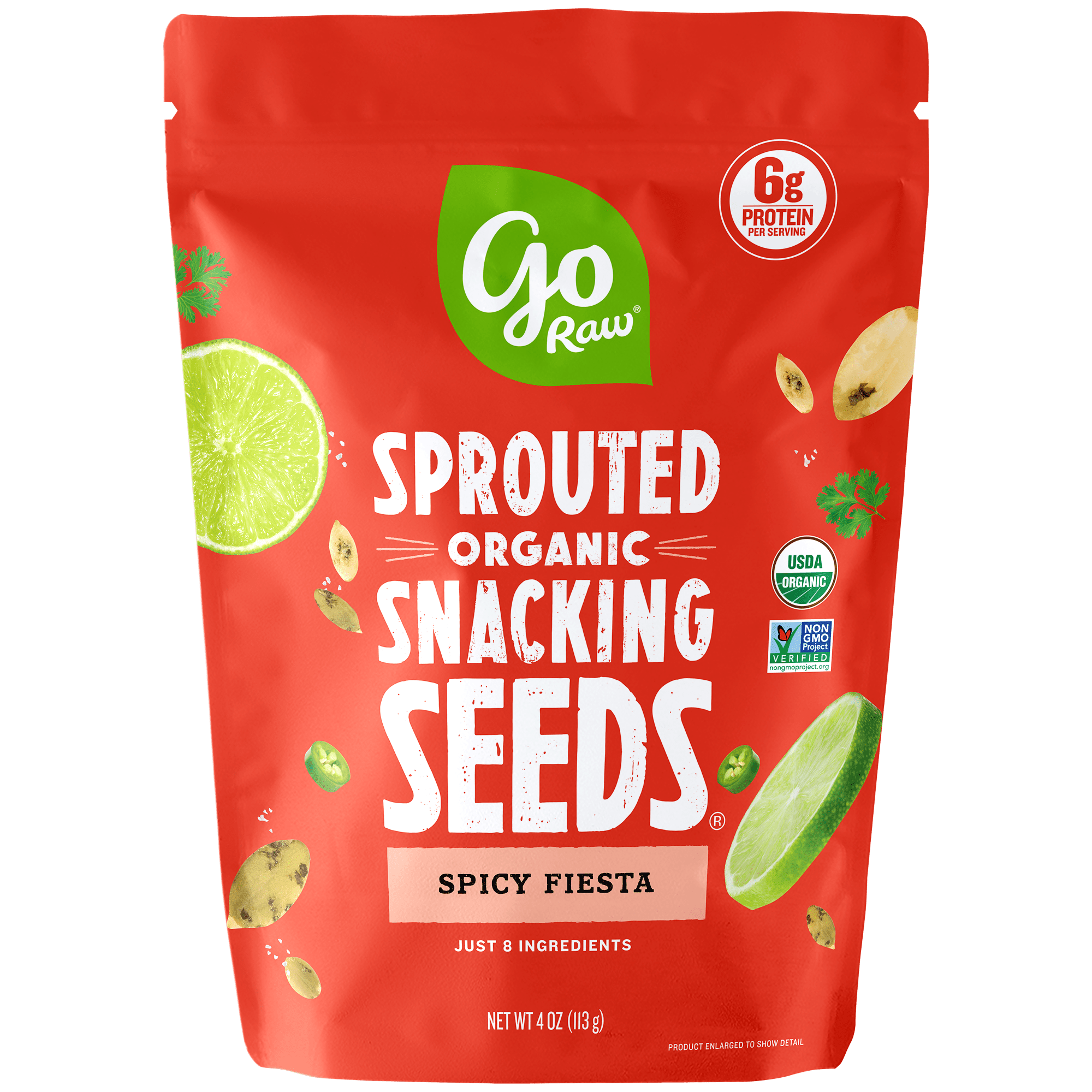 Go Raw Sprouted Organic Snacking Seeds- Spicy Fiesta 10 units per case 4.0 oz