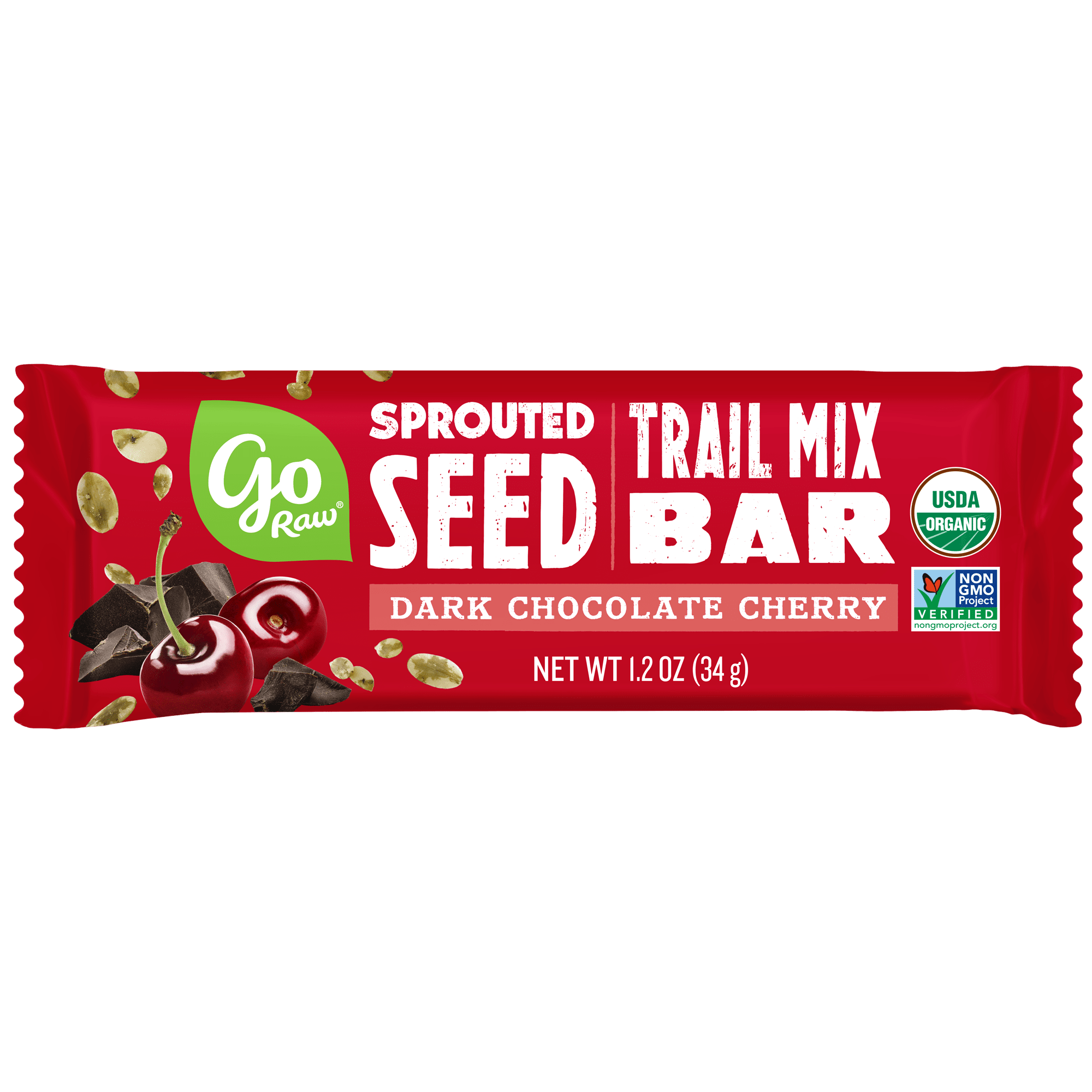 Go Raw Sprouted Trail Mix Bars- Dark Chocolate Cherry 12 innerpacks per case 1.2 oz