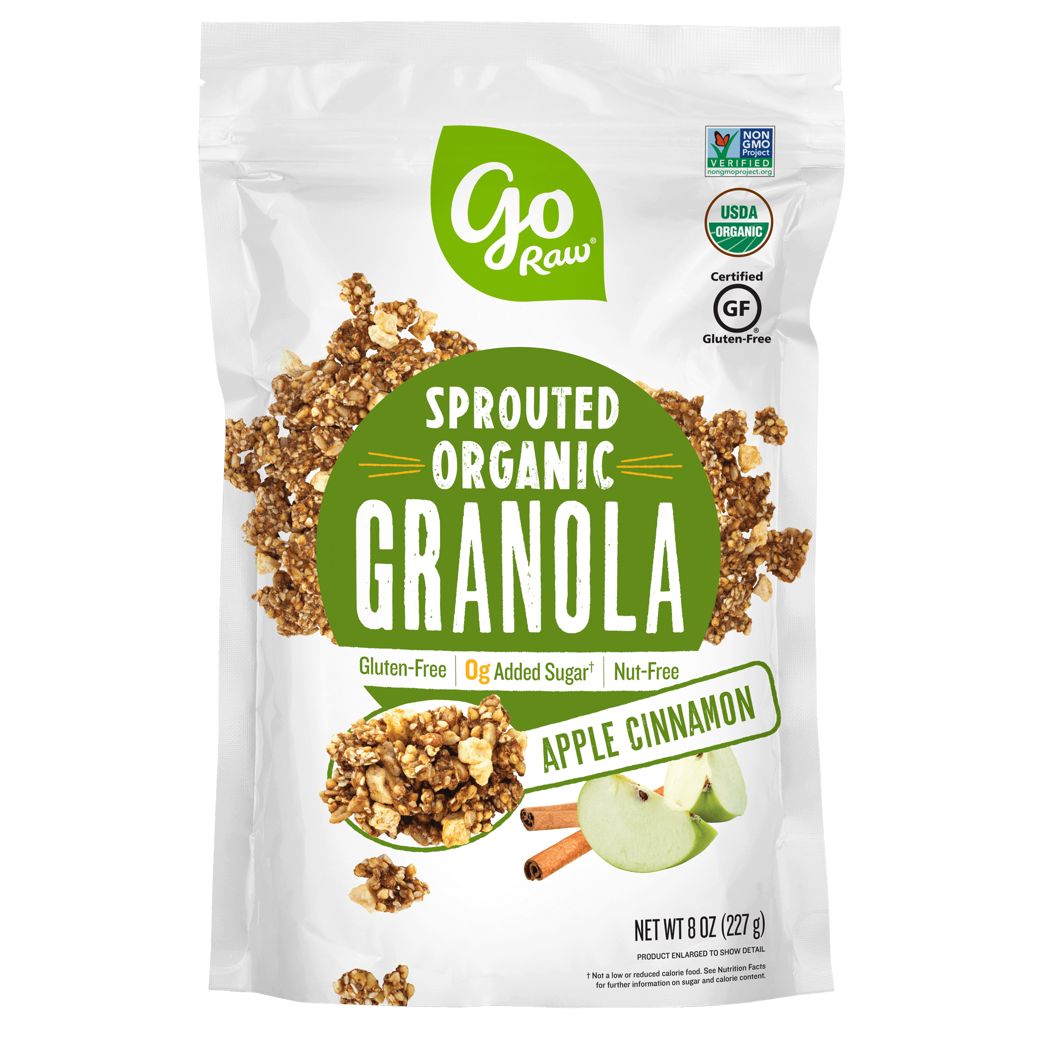 Go Raw Sprouted Organic Granola- Apple Cinnamon 6 units per case 8.0 oz