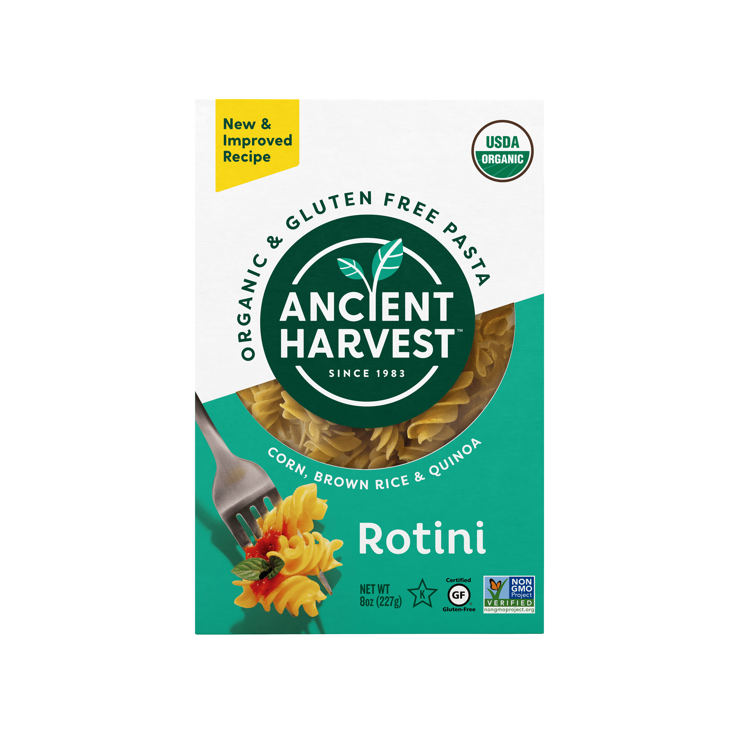 Ancient Harvest Organic Supergrain Pasta Rotini 12 units per case 8.0 oz
