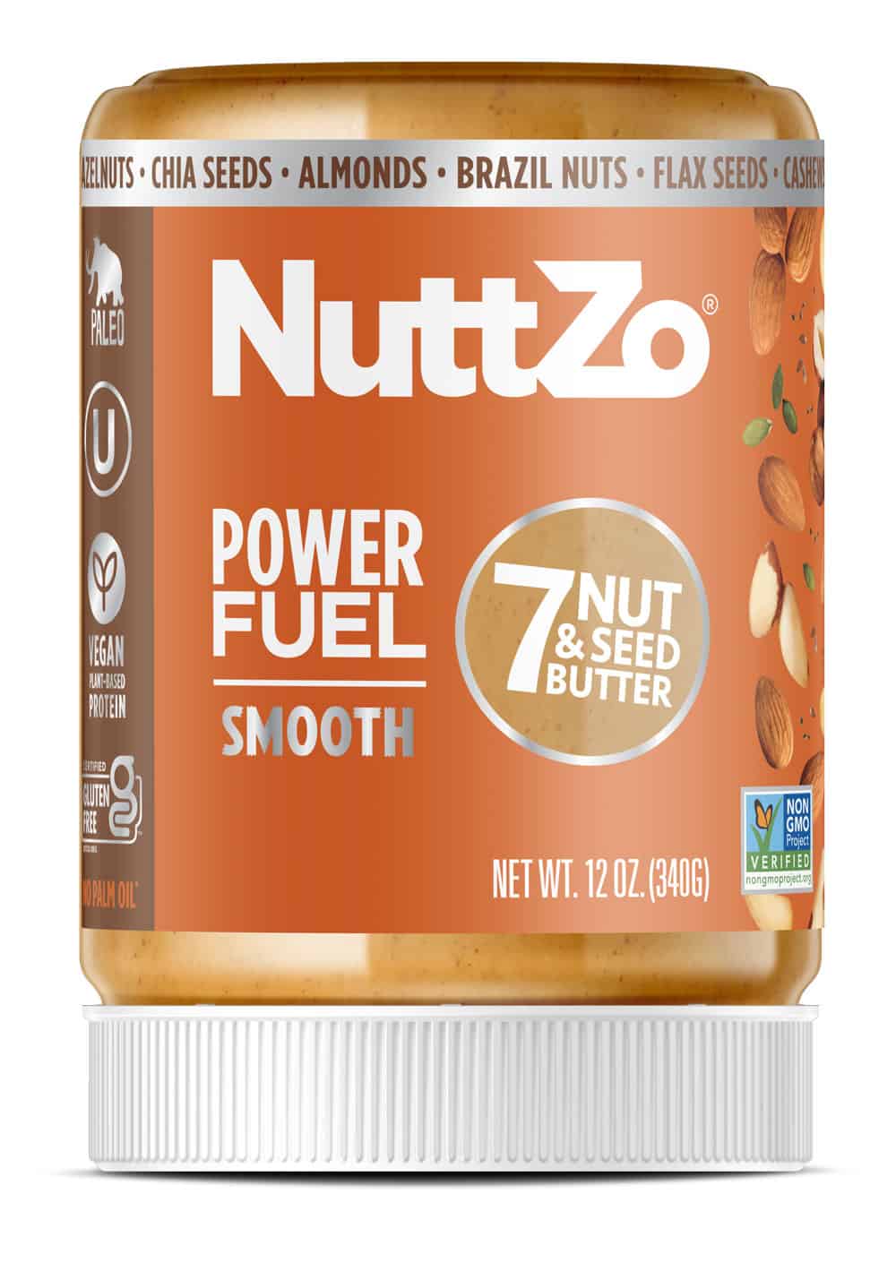 NuttZo Power Fuel Smooth - Natural 6 units per case 12.0 oz