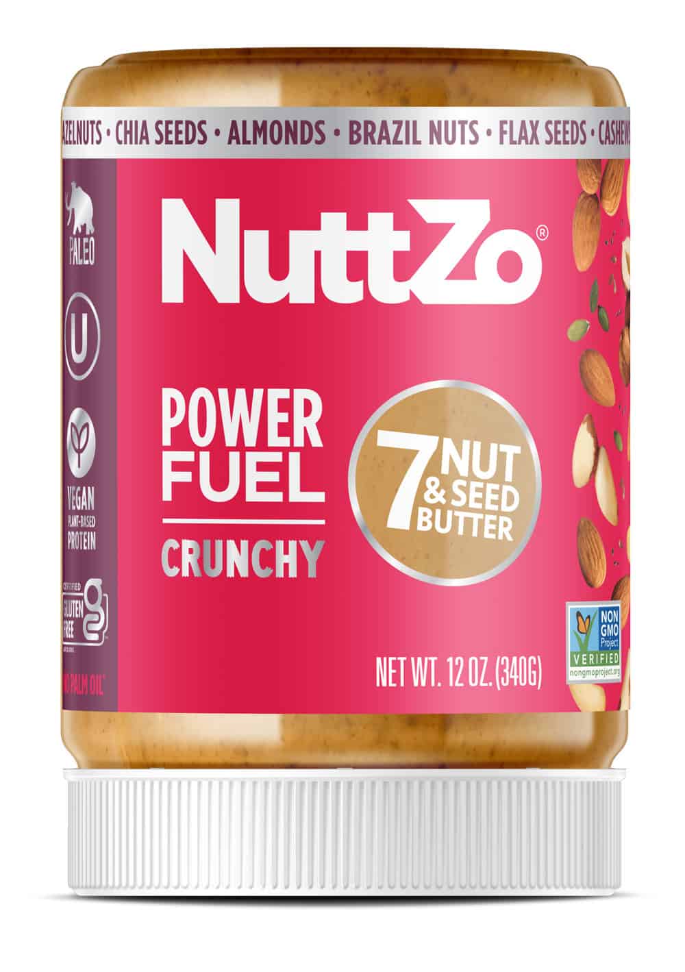 Nuttzo Power Fuel Mixed Nut & Seed Butter - Crunchy 6 units per case 12.0 oz