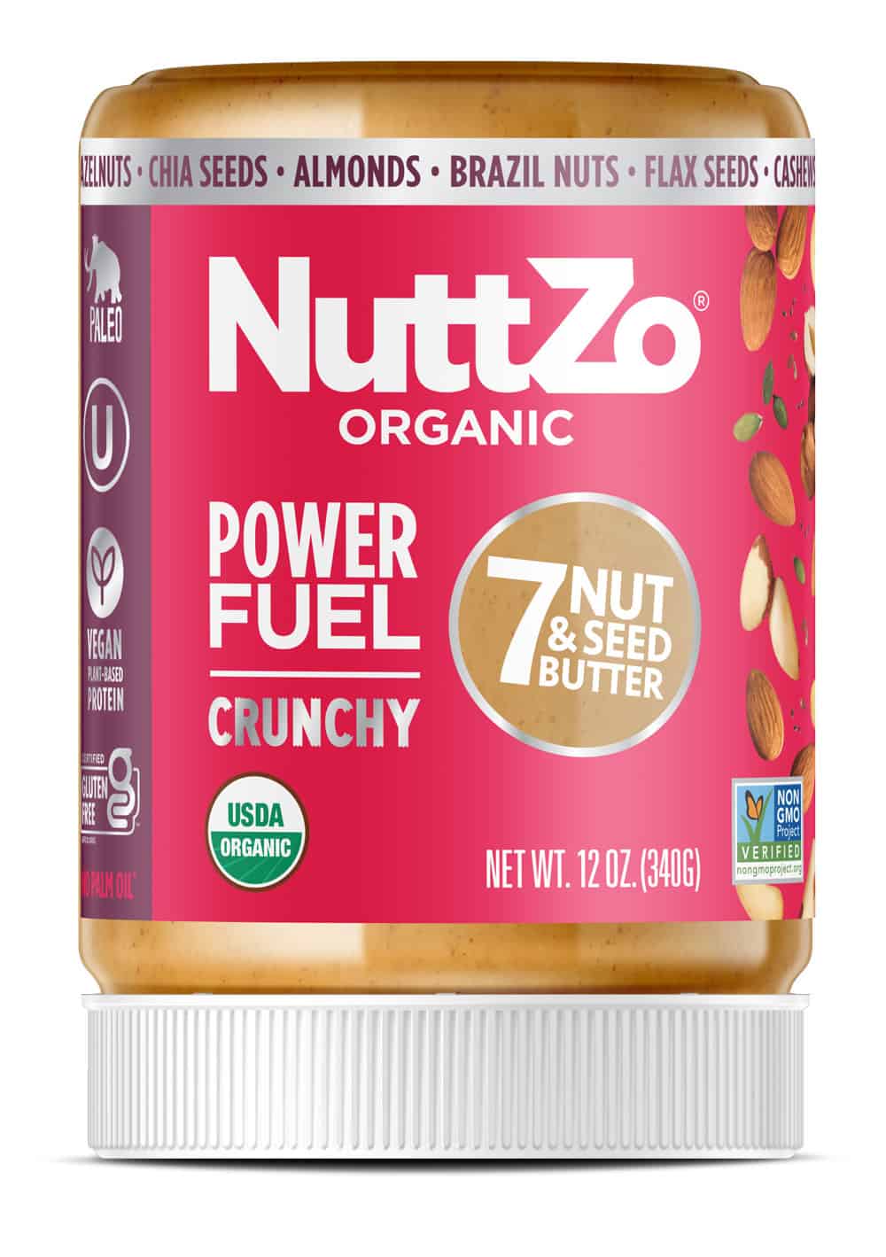 Nuttzo Organic Power Fuel,  Mixed Nut & Seed Butter - Crunchy 6 units per case 12.0 oz