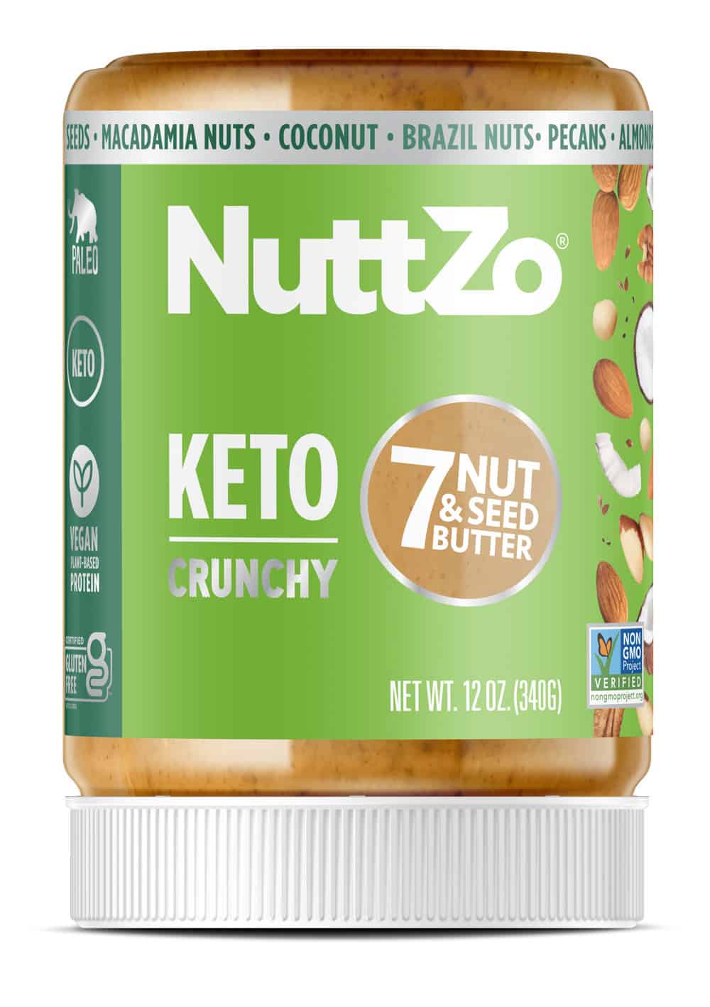 NuttZo Keto Crunchy - Natural 6 units per case 12.0 oz