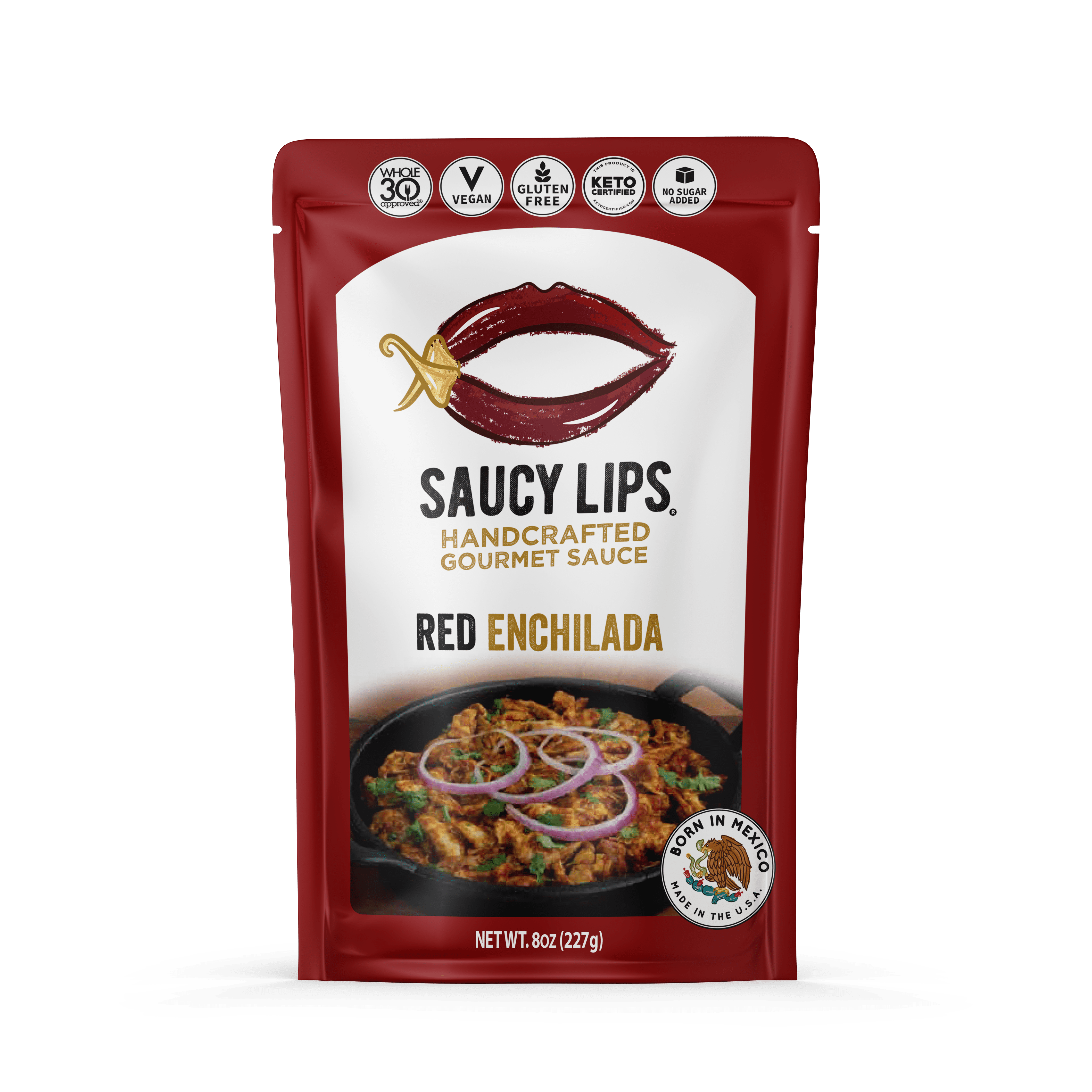 Saucy Lips Red Enchilada Simmering Sauce 6 units per case