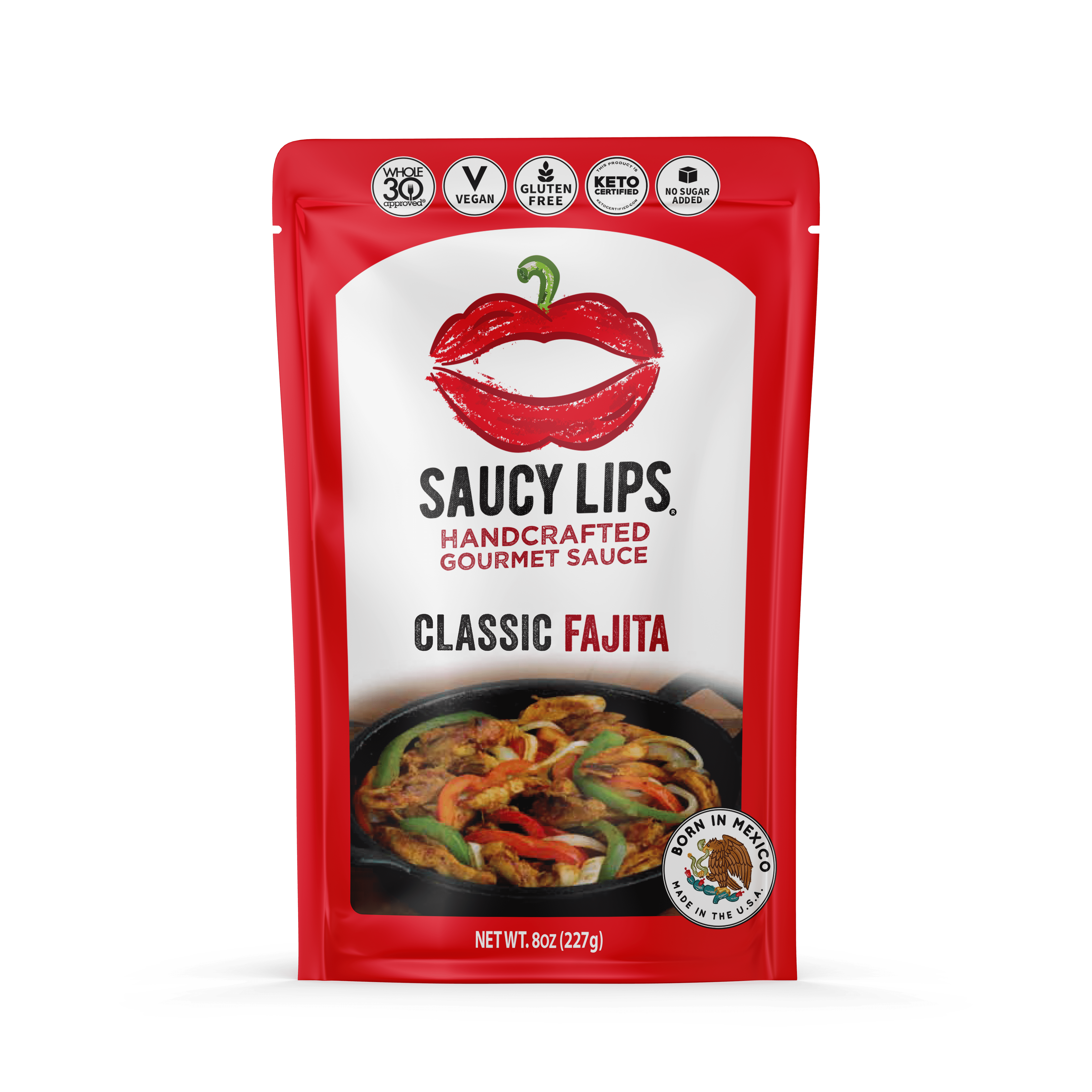 Saucy Lips Classic Fajita Simmering Sauce 6 units per case