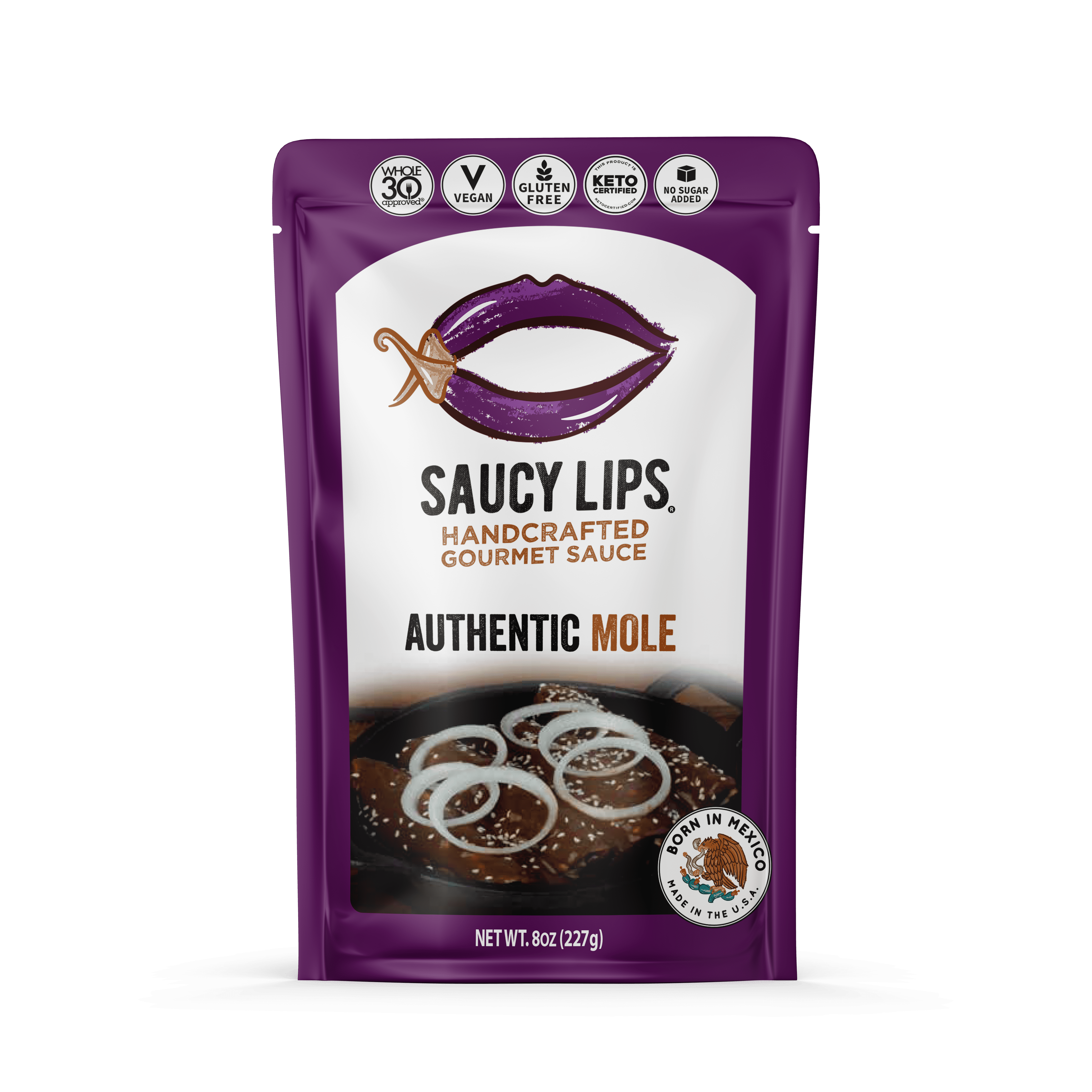 saucy Lips Authentic Mole Simmering Sauce 6 units per case