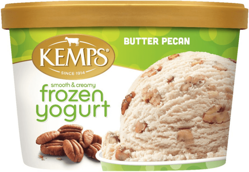 Kemps Frozen Yogurt Butter Pecan 3 units per case 48.0 oz