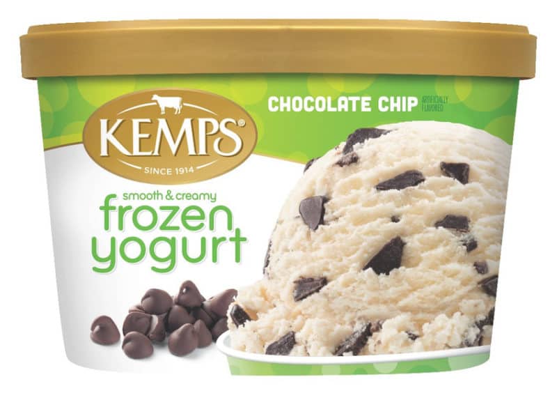 Kemps Frozen Yogurt Chocolate Chip 3 units per case 48.0 oz