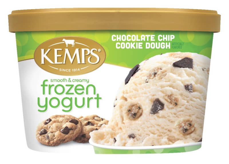 Kemps Frozen Yogurt Chocolate Chip Cookie Dough 3 units per case 48.0 oz