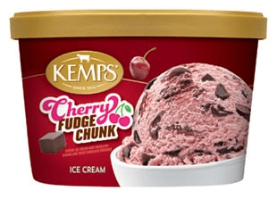 Kemps Old Fashioned Ice Cream Cherry Fudge Chunk 3 units per case 48.0 oz