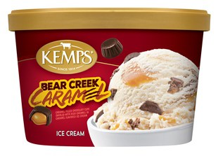 Kemps Old Fashioned Ice Cream Bear Creek Caramel 3 units per case 48.0 oz
