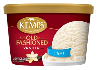 Kemps Old Fashioned Ice Cream Light Vanilla 3 units per case 48.0 oz
