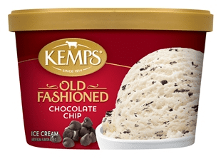 Kemps Old Fashioned Ice Cream Chocolate Chip 3 units per case 48.0 oz