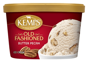Kemps Old Fashioned Ice Cream Butter Pecan 3 units per case 48.0 oz