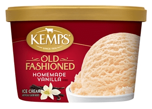 Kemps Old Fashioned Ice Cream Homemade Vanilla 3 units per case 48.0 oz