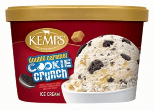 Kemps Old Fashioned Ice Cream Double Caramel Cookie Crunch 3 units per case 48.0 oz