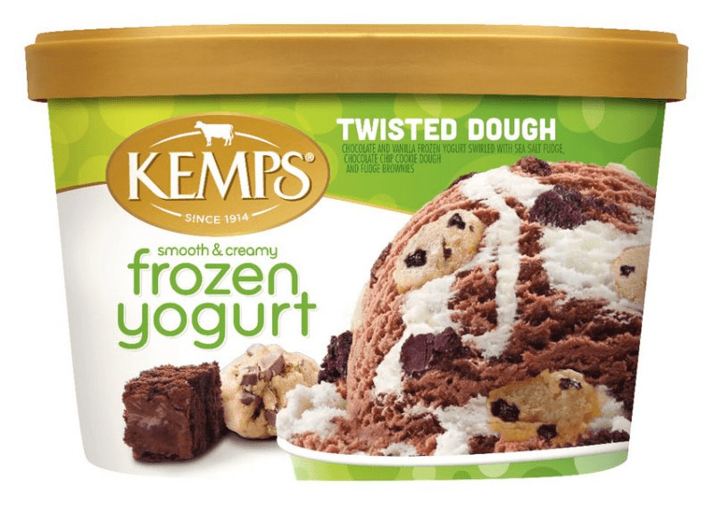 Kemps Frozen Yogurt Twisted Dough 3 units per case 48.0 oz