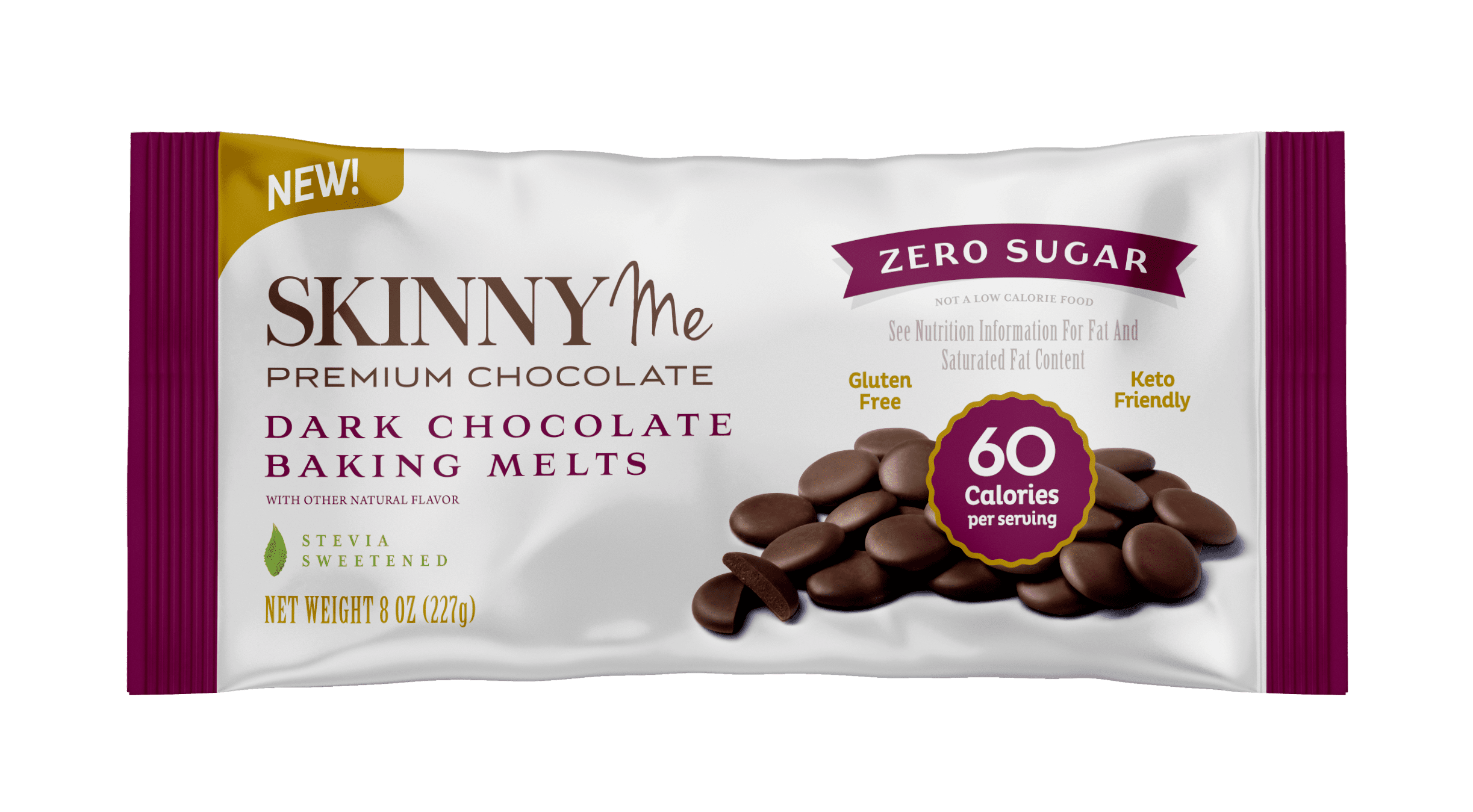 SkinnyMe Dark Baking Melts 12 units per case 8.0 oz