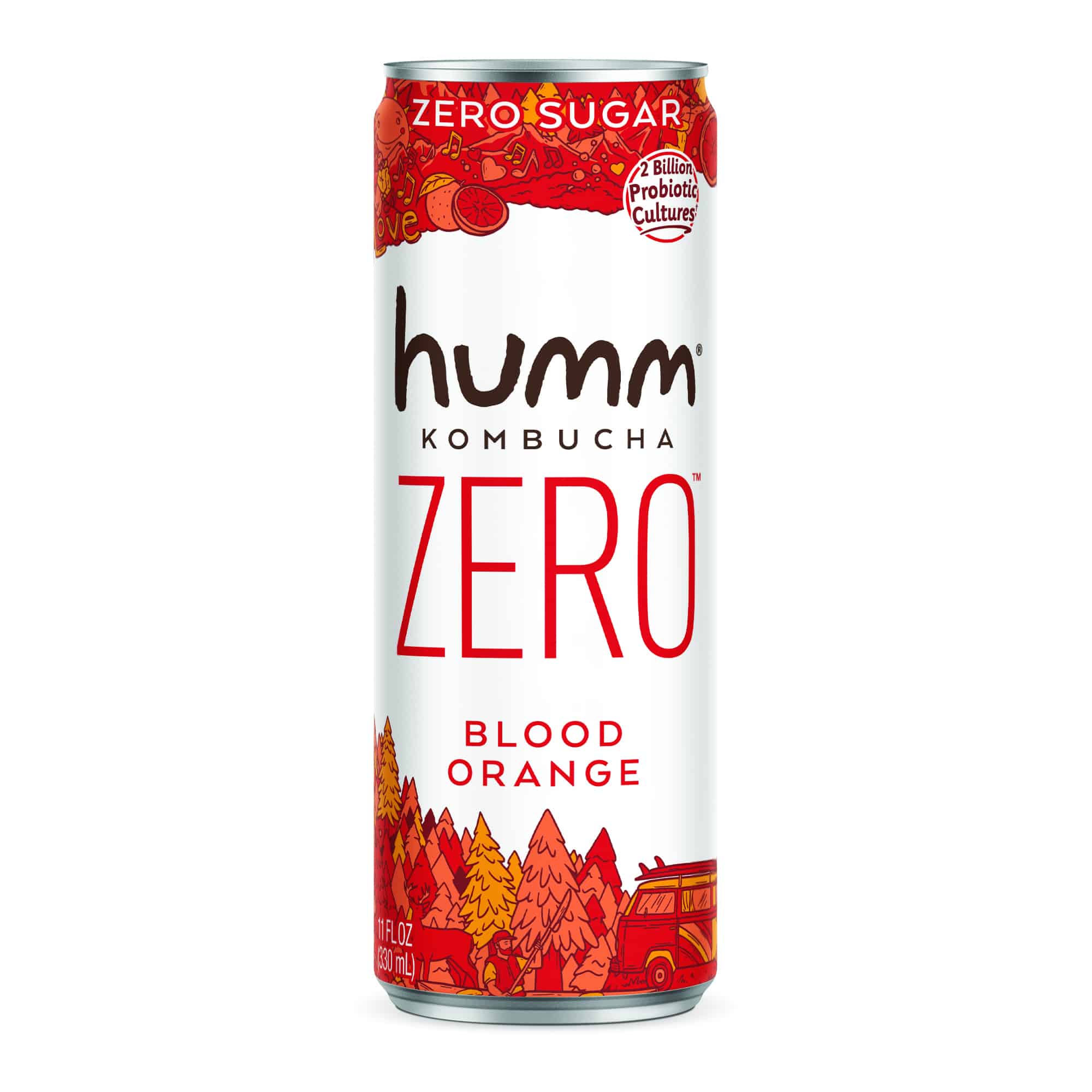 Humm Kombucha Zero Blood Orange 12 units per case 11.0 fl