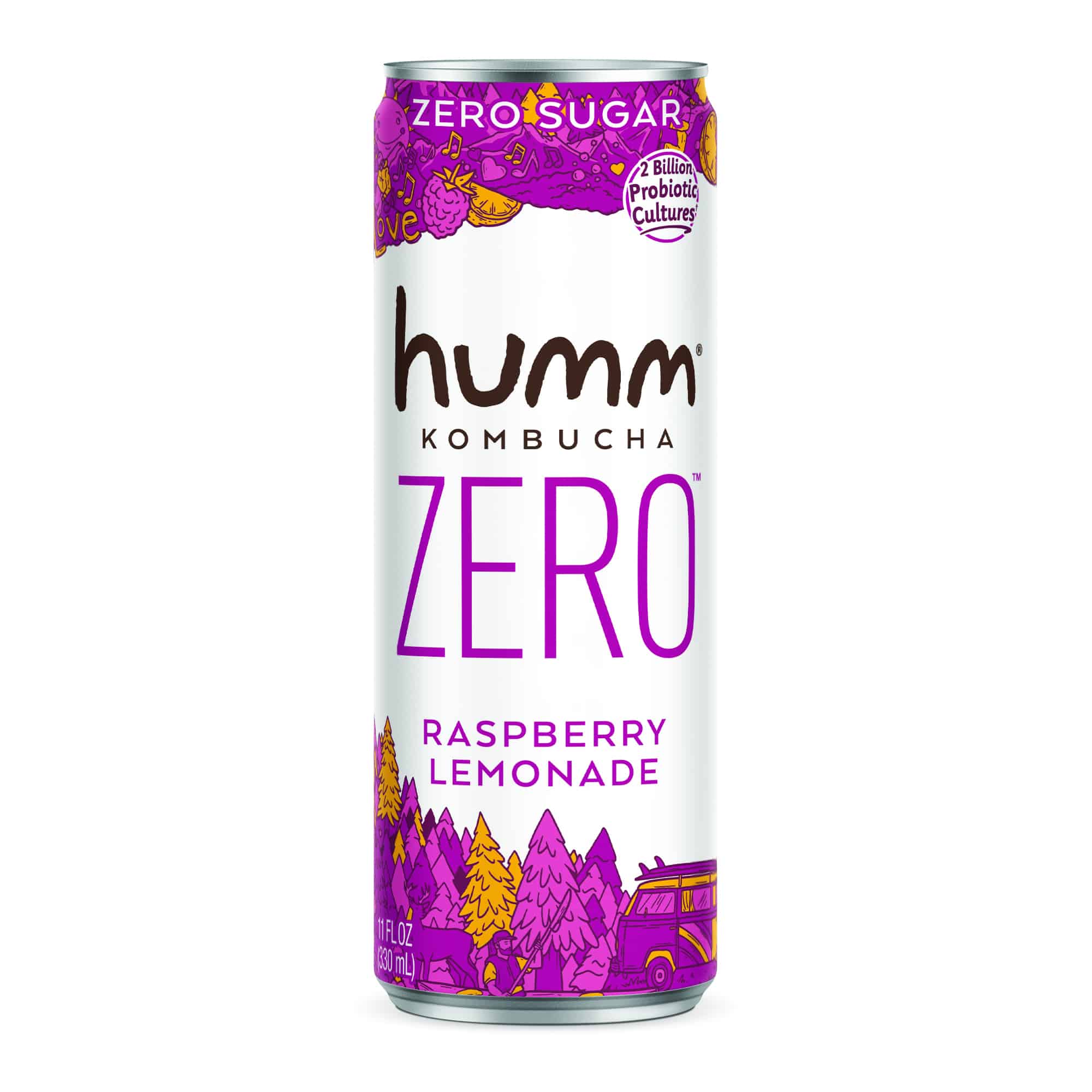 Humm Kombucha Zero Raspberry Lemonade 12 units per case 11.0 fl