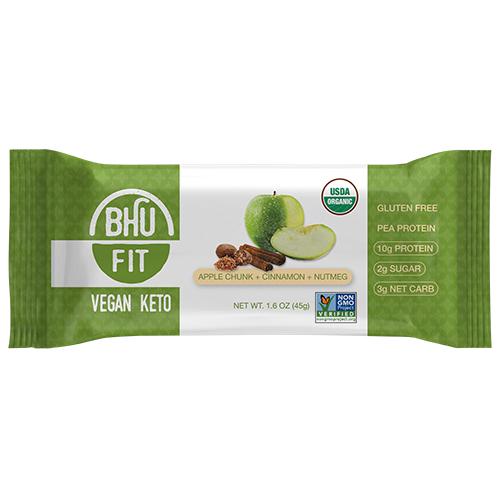 Bhu Fit Bar, Vegan Apple Chunk Cinnamon Nutmeg 12 innerpacks per case 19.0 oz