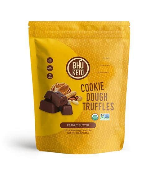 Bhu Keto Truffles, Peanut Butter Cookie Dough 6 units per case 5.3 oz