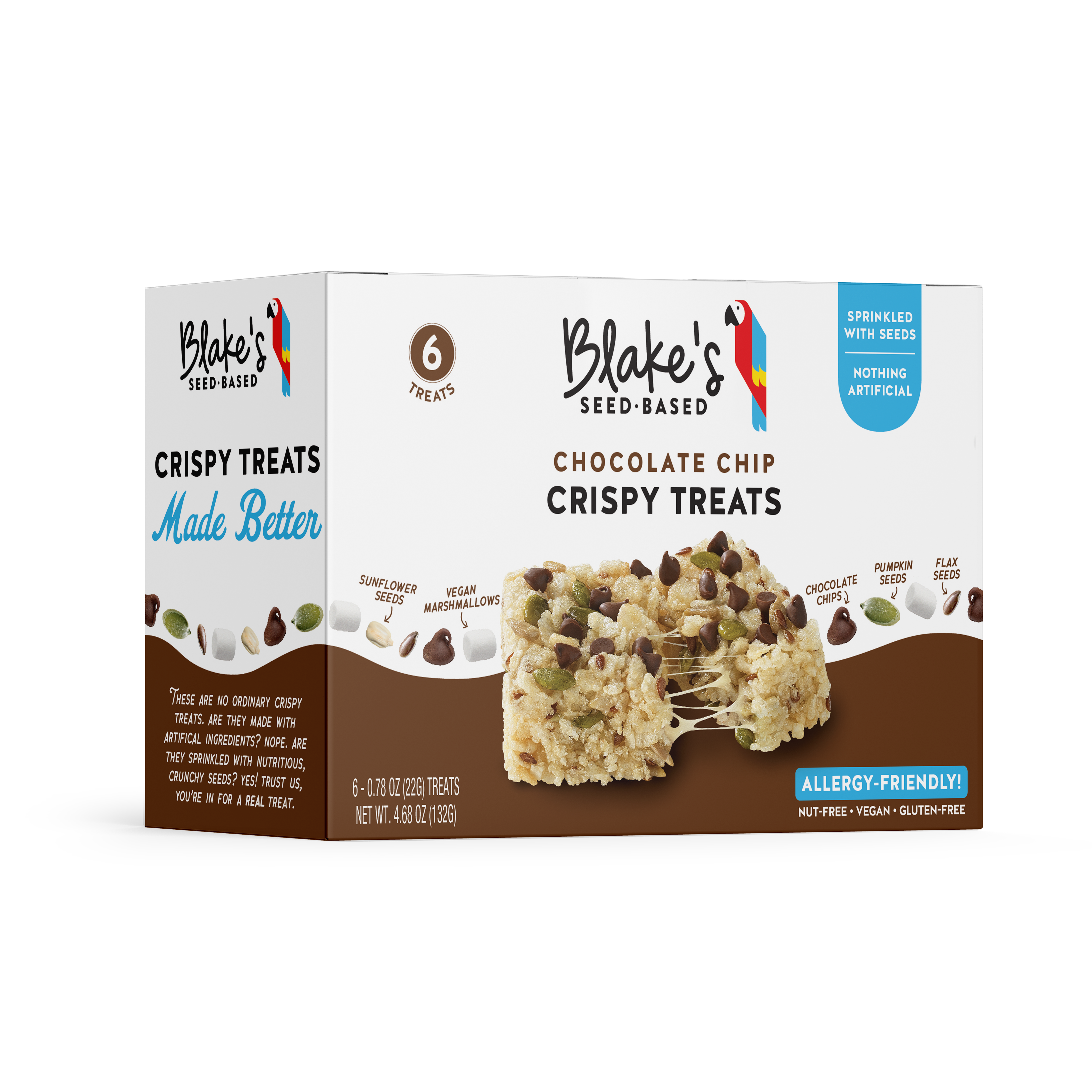 Blake's Seed Based Chocolate Chip Rice Crispy 12 innerpacks per case 4.7 oz