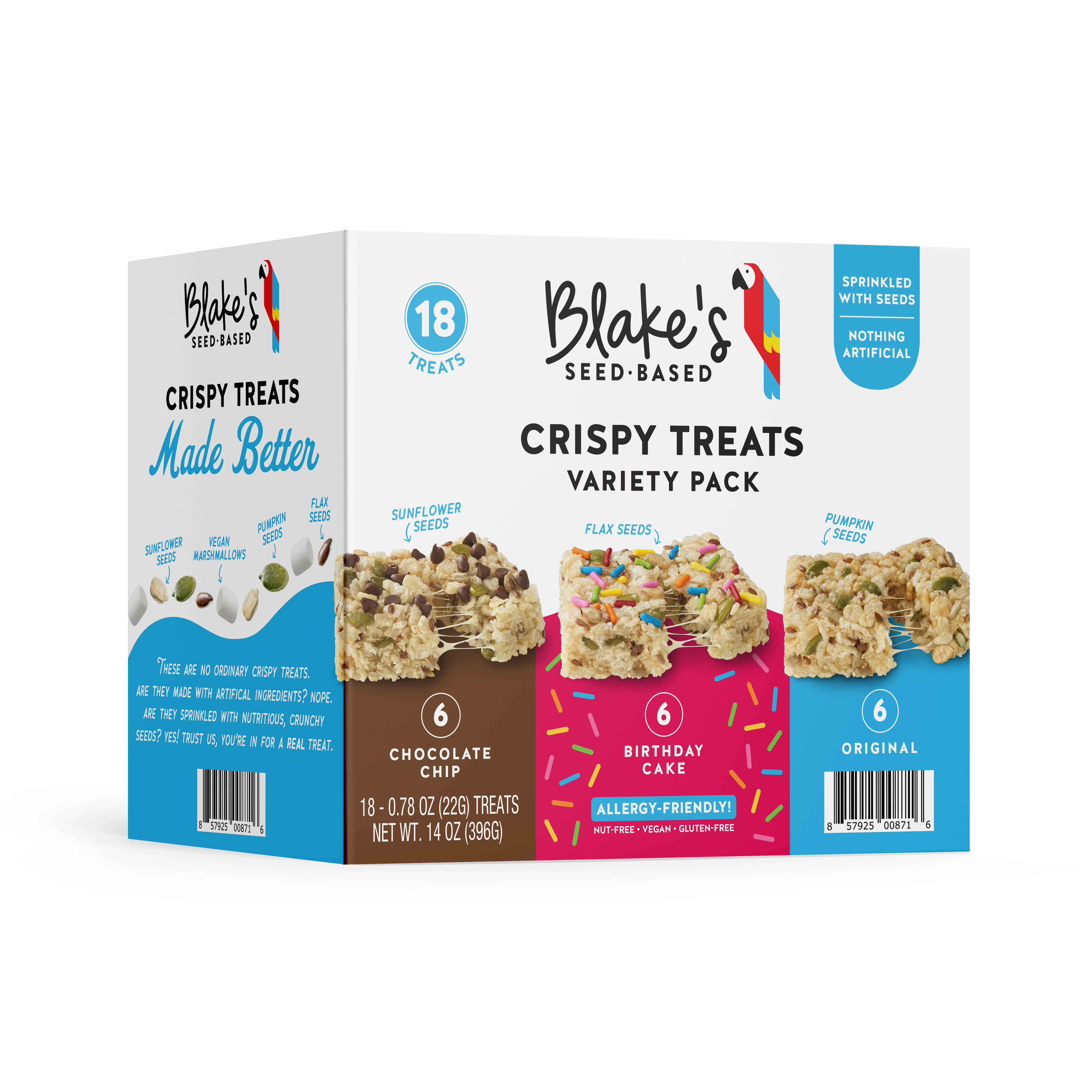 Blake's Seed Based Crispy Treats Variety Pack, Food Service  1 units per case 14.0 oz