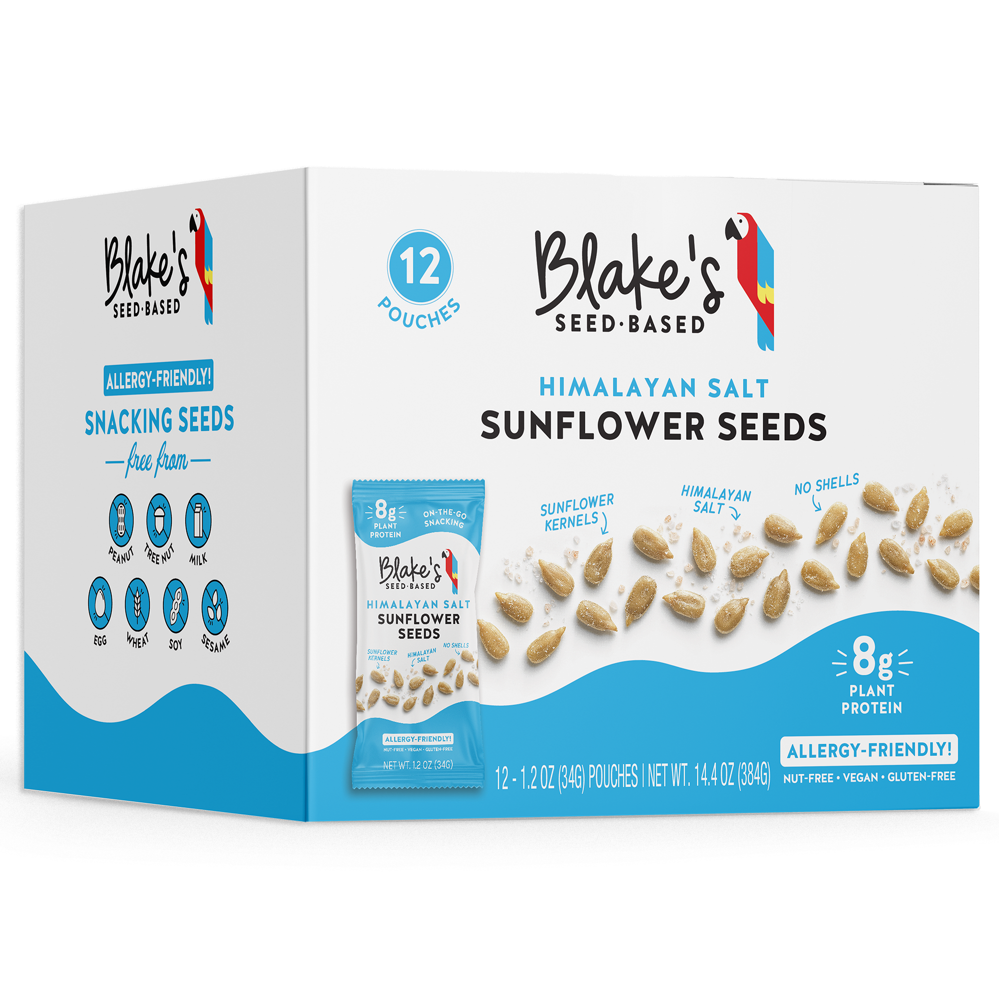Blake's Seed Based Himalayan Salt Sunflower Seeds - 12ct 24 units per case 14.4 oz